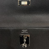 エルメス HERMES ケリー32内縫い Y刻印　(2020年製) ブラック　シルバー金具 トゴ レディース ハンドバッグ