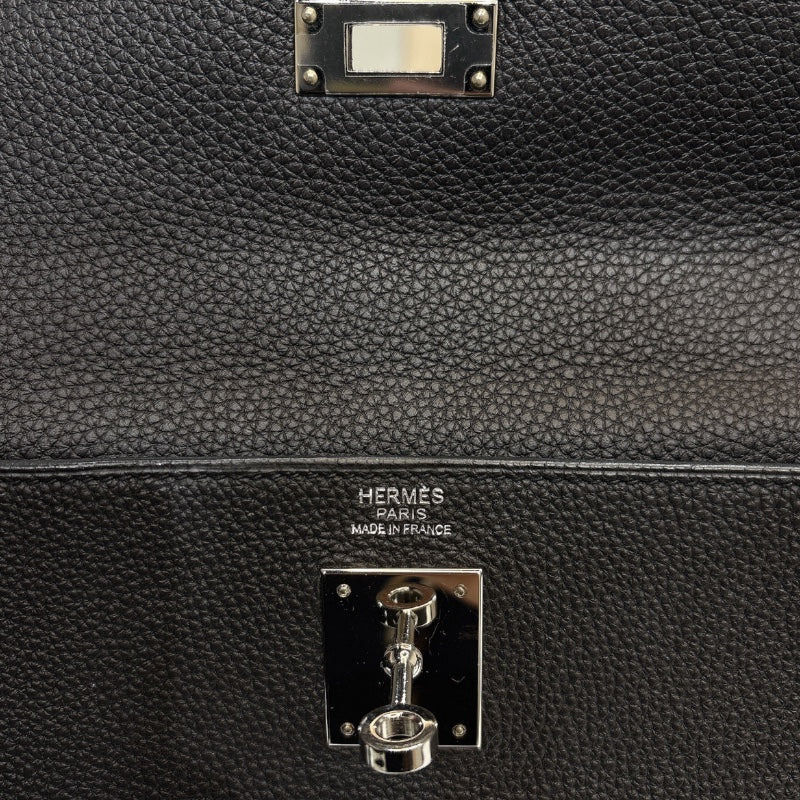 エルメス HERMES ケリー32内縫い Y刻印　(2020年製) ブラック　シルバー金具 トゴ レディース ハンドバッグ