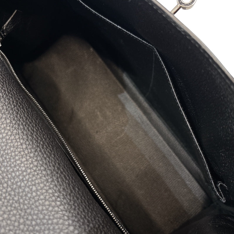 エルメス HERMES ケリー32内縫い Y刻印　(2020年製) ブラック　シルバー金具 トゴ レディース ハンドバッグ