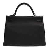 エルメス HERMES ケリー32内縫い Y刻印　(2020年製) ブラック　シルバー金具 トゴ レディース ハンドバッグ