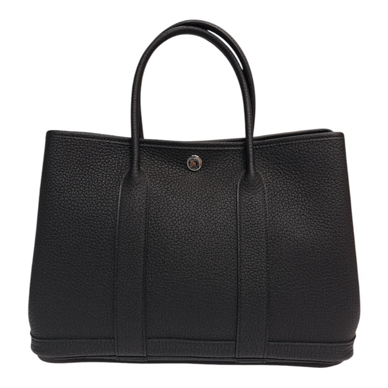 エルメス HERMES ガーデンパーティーTPM W刻印　(2024年製) ブラック ネゴンダ ユニセックス ハンドバッグ