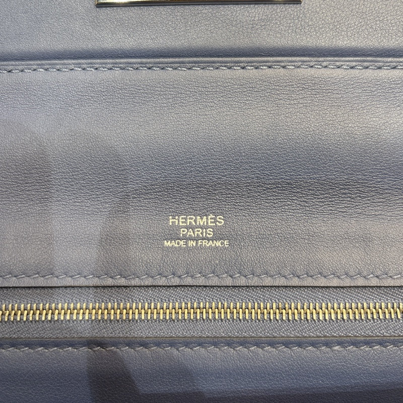 エルメス HERMES ヴァンキャトル29 C刻印　(2018年製) ブルーアガット　シルバー金具 トゴ/スイフト レディース ショルダーバッグ
