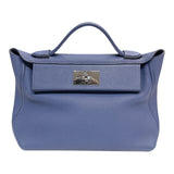 エルメス HERMES ヴァンキャトル29 C刻印　(2018年製) ブルーアガット　シルバー金具 トゴ/スイフト レディース ショルダーバッグ