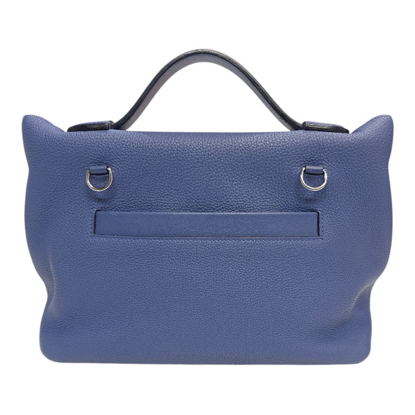エルメス HERMES ヴァンキャトル29 C刻印　(2018年製) ブルーアガット　シルバー金具 トゴ/スイフト レディース ショルダーバッグ