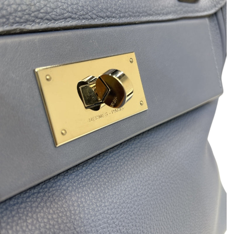 エルメス HERMES ヴァンキャトル29 C刻印　(2018年製) ブルーアガット　シルバー金具 トゴ/スイフト レディース ショルダーバッグ