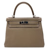 エルメス HERMES ケリー28 内縫い U刻印　(2022年製) エトゥープ　シルバー金具 トリヨンクレマンス レディース ハンドバッグ