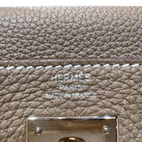 エルメス HERMES ケリー28 内縫い U刻印　(2022年製) エトゥープ　シルバー金具 トリヨンクレマンス レディース ハンドバッグ
