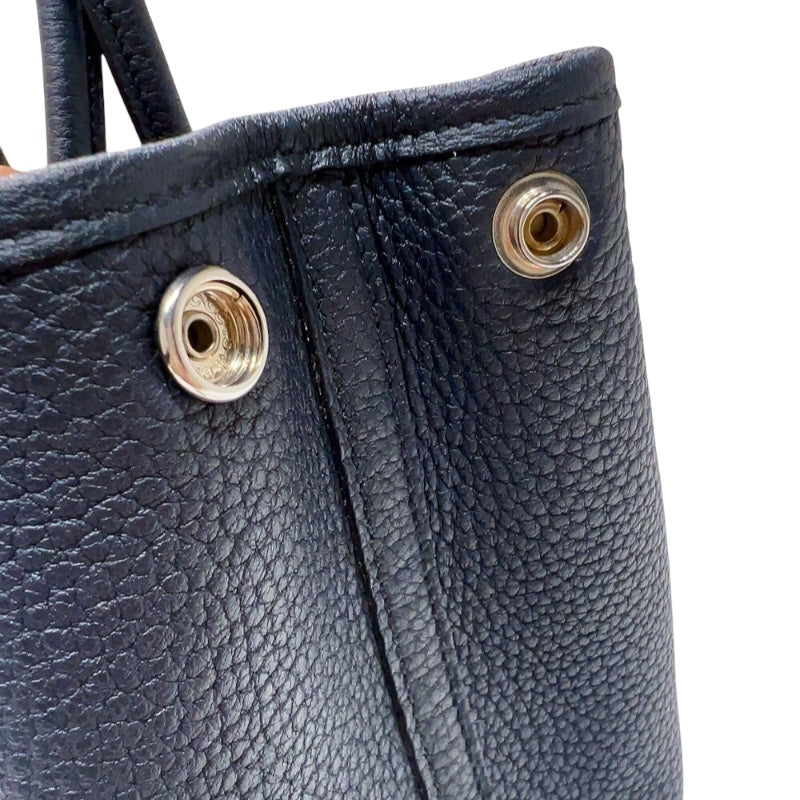 エルメス HERMES ガーデンパーティTPM W刻印　(2024年製) ブルーインディゴ シルバー金具 ネゴンダ レディース トートバッグ