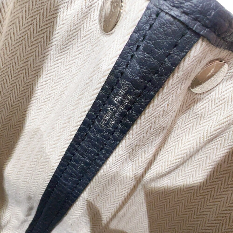 エルメス HERMES ガーデンパーティTPM W刻印　(2024年製) ブルーインディゴ シルバー金具 ネゴンダ レディース トートバッグ