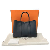 エルメス HERMES ガーデンパーティTPM W刻印　(2024年製) ブルーインディゴ シルバー金具 ネゴンダ レディース トートバッグ