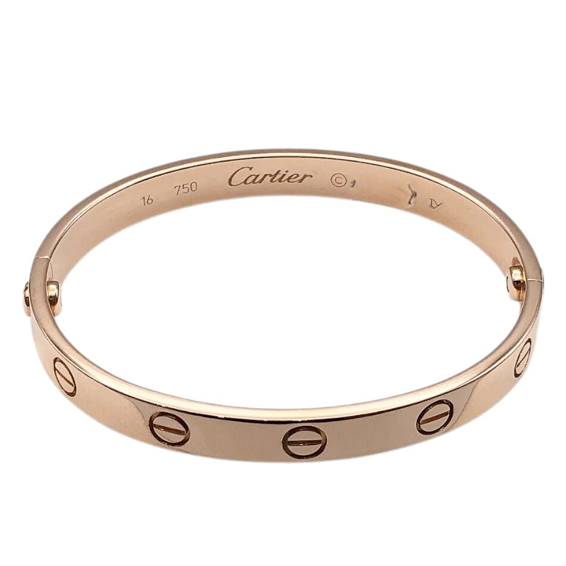 カルティエ Cartier ラブブレス K18ピンクゴールド ジュエリー