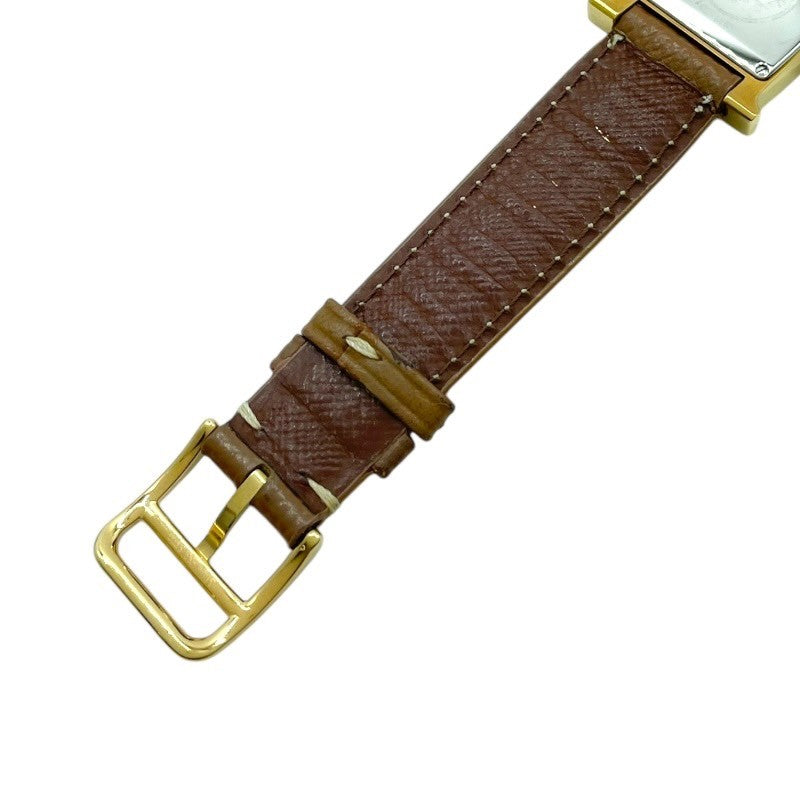 エルメス HERMES Hウォッチ HH1.201 GP/SS レディース 腕時計