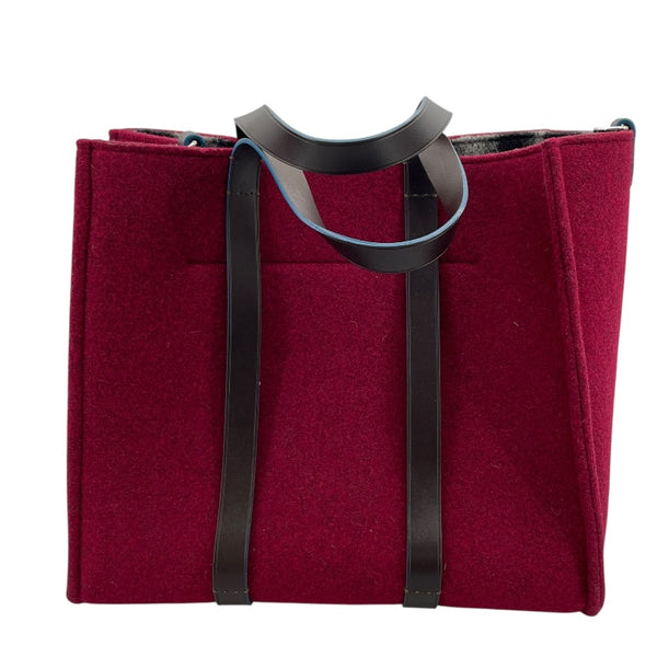 フェンディ FENDI フェルトショッピングトート 7VA390 ボルドー フェルト ユニセックス トートバッグ