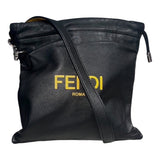 フェンディ FENDI スリムクラッチ スモール 7VA510 ブラック レザー ユニセックス ショルダーバッグ