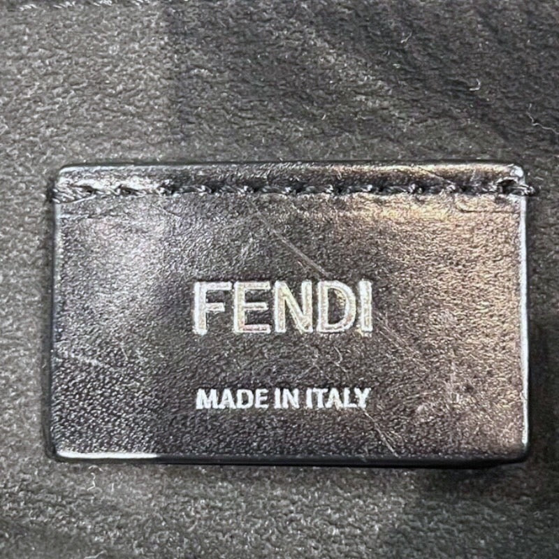 フェンディ FENDI スリムクラッチ スモール 7VA510 ブラック レザー ユニセックス ショルダーバッグ