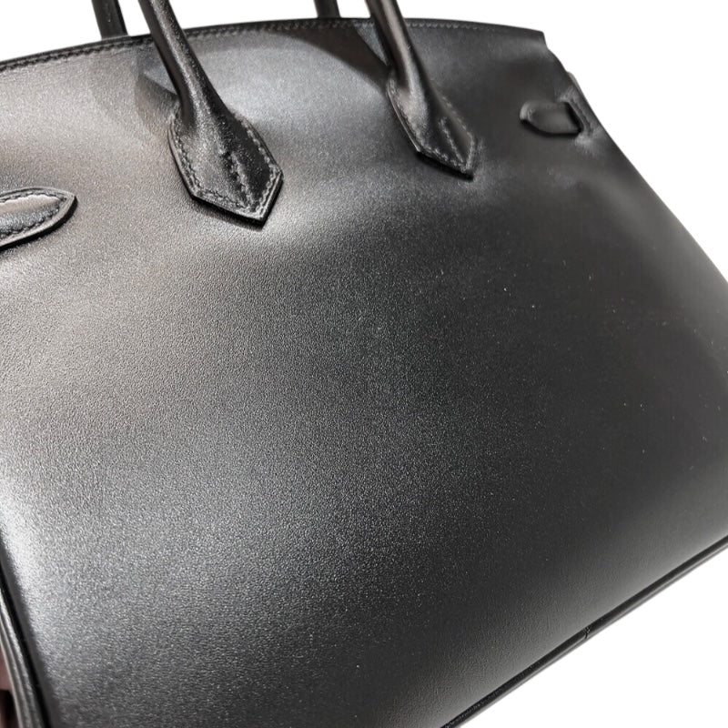 エルメス HERMES バーキン25  U刻印 (2022年製) ブラック ゴールド金具 タデラクト レディース ハンドバッグ