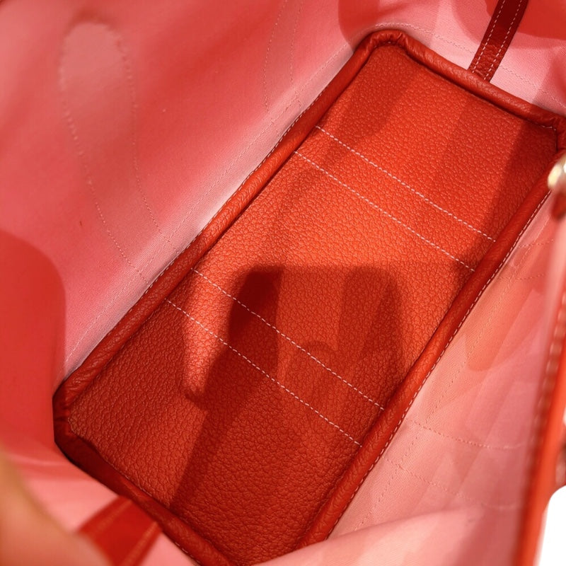 エルメス HERMES ガーデンパーティーTPM T刻印　(2015年製) ピンク　シルバー金具 トワル レディース ハンドバッグ