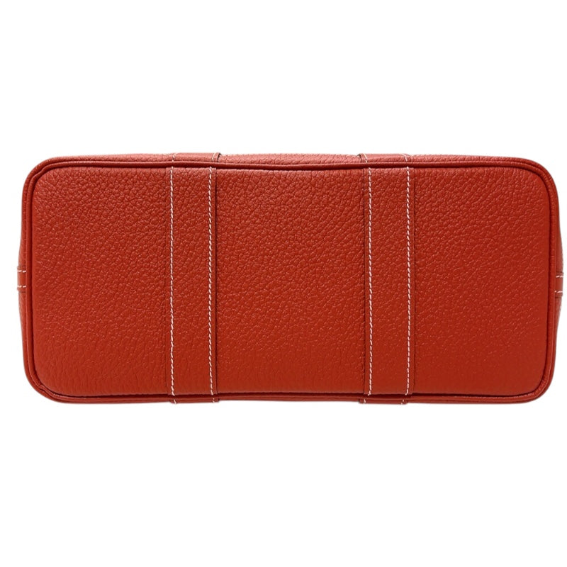 エルメス HERMES ガーデンパーティーTPM T刻印　(2015年製) ピンク　シルバー金具 トワル レディース ハンドバッグ