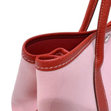 エルメス HERMES ガーデンパーティーTPM T刻印　(2015年製) ピンク　シルバー金具 トワル レディース ハンドバッグ