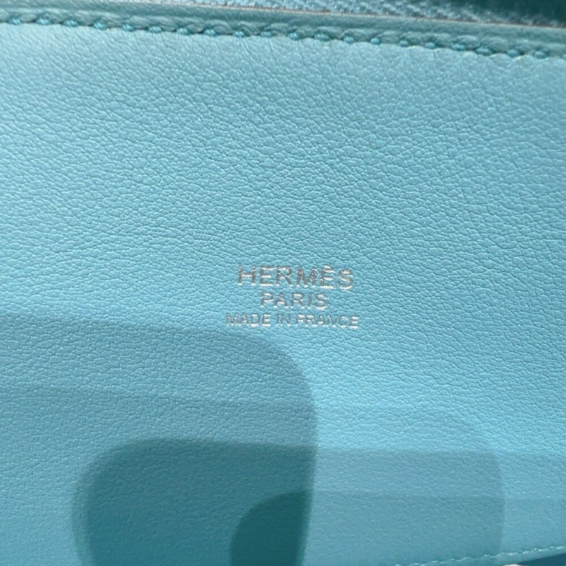 エルメス HERMES ボリード27 X刻印 (2016年製) ブルーアートル シルバー金具 スイフト レディース ハンドバッグ