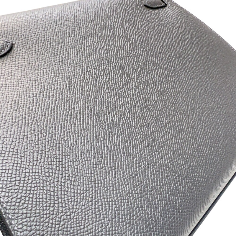 エルメス HERMES ケリー25　カザックエトワー 外縫い　 W刻印　(2024年製) アルドワーズブラック　シルバー金具 ヴォーエプソン レディース ハンドバッグ