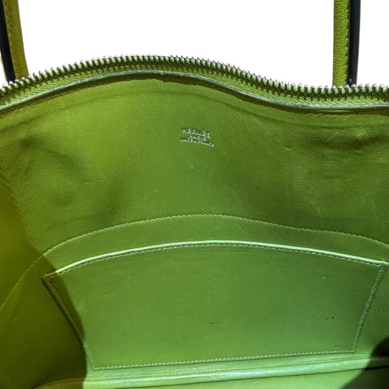 エルメス HERMES ボリード31 □I刻 アニスグリーン シェーブル レディース ハンドバッグ