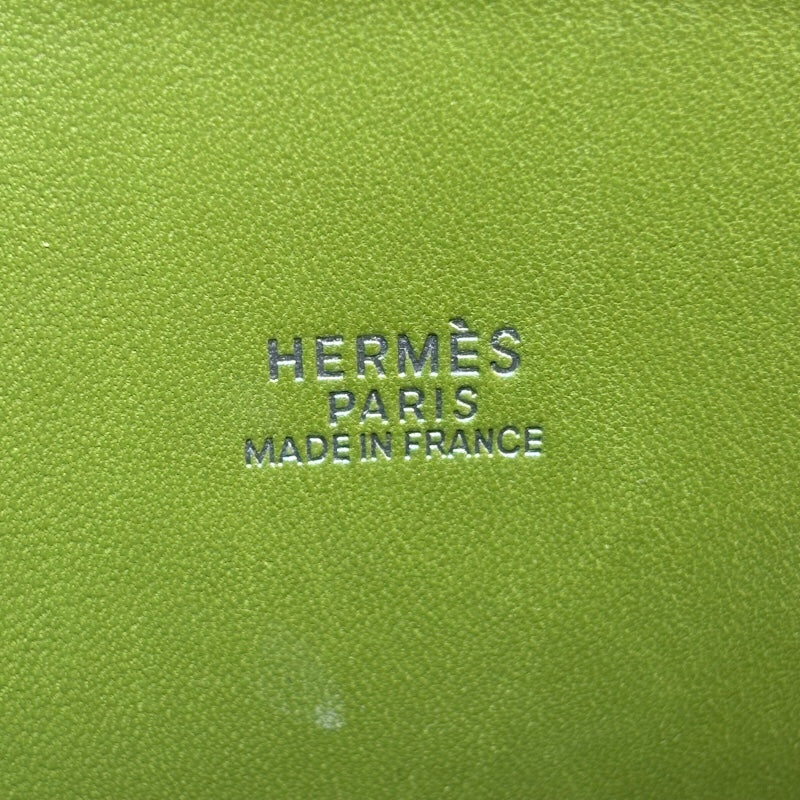 エルメス HERMES ボリード31 □I刻 アニスグリーン シェーブル レディース ハンドバッグ