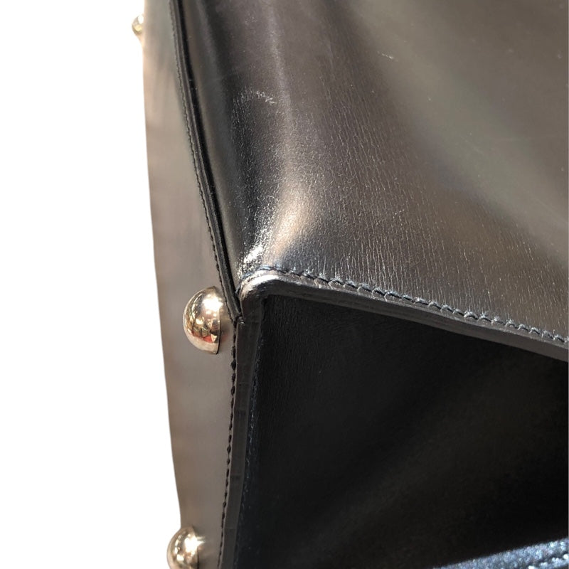 エルメス HERMES ダルヴィMM □C刻 ブラック・シルバー金具