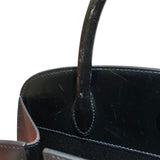 エルメス HERMES ダルヴィMM □C刻 ブラック・シルバー金具 ボックスカーフ レディース トートバッグ