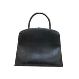 エルメス HERMES ダルヴィMM □C刻 ブラック・シルバー金具 ボックスカーフ レディース トートバッグ