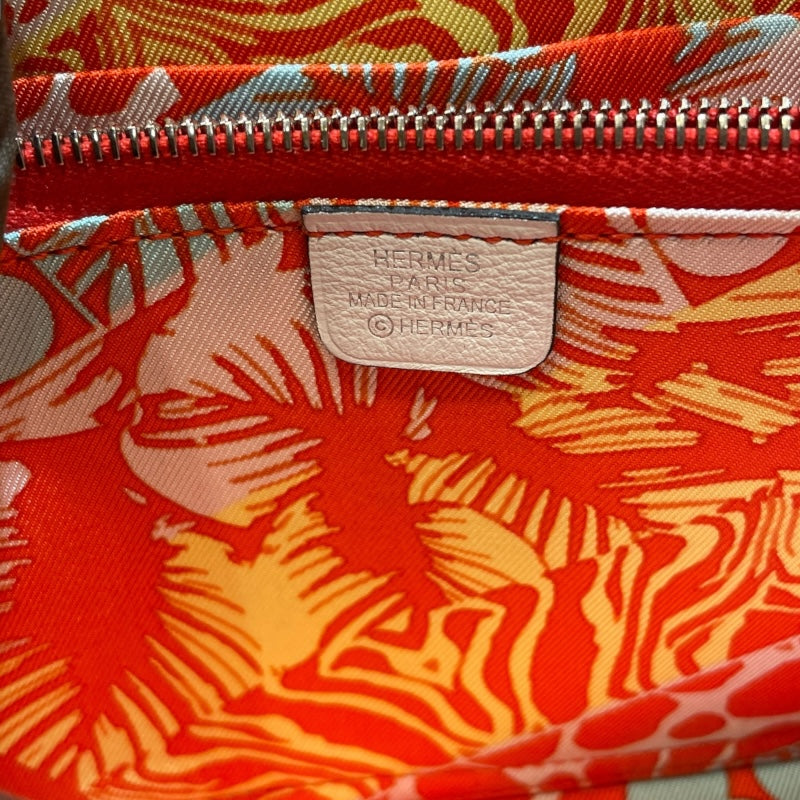 エルメス HERMES アザップロングシルクイン B刻 ニューホワイト エバーカラー レディース 長財布