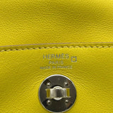 エルメス HERMES リンディミニ タッチ B刻印 ライム シルバー金具 スイフト/アリゲーター レディース ショルダーバッグ