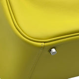 エルメス HERMES リンディミニ タッチ B刻印 ライム シルバー金具 スイフト/アリゲーター レディース ショルダーバッグ