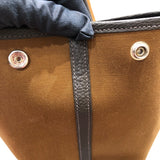 エルメス HERMES ガーデンパーティーPM B刻 アルザン・エベンヌ　SV トワル レディース ハンドバッグ
