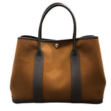 エルメス HERMES ガーデンパーティーPM B刻 アルザン・エベンヌ　SV トワル レディース ハンドバッグ