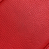 エルメス HERMES ピコタンロックPM X刻 ルージュトマト　シルバー金具 トリヨン レディース ハンドバッグ