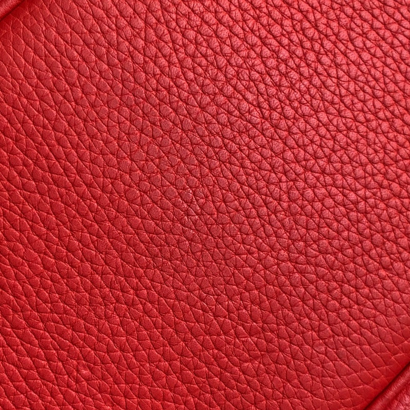 エルメス HERMES ピコタンロックPM X刻 ルージュトマト　シルバー金具 トリヨン レディース ハンドバッグ