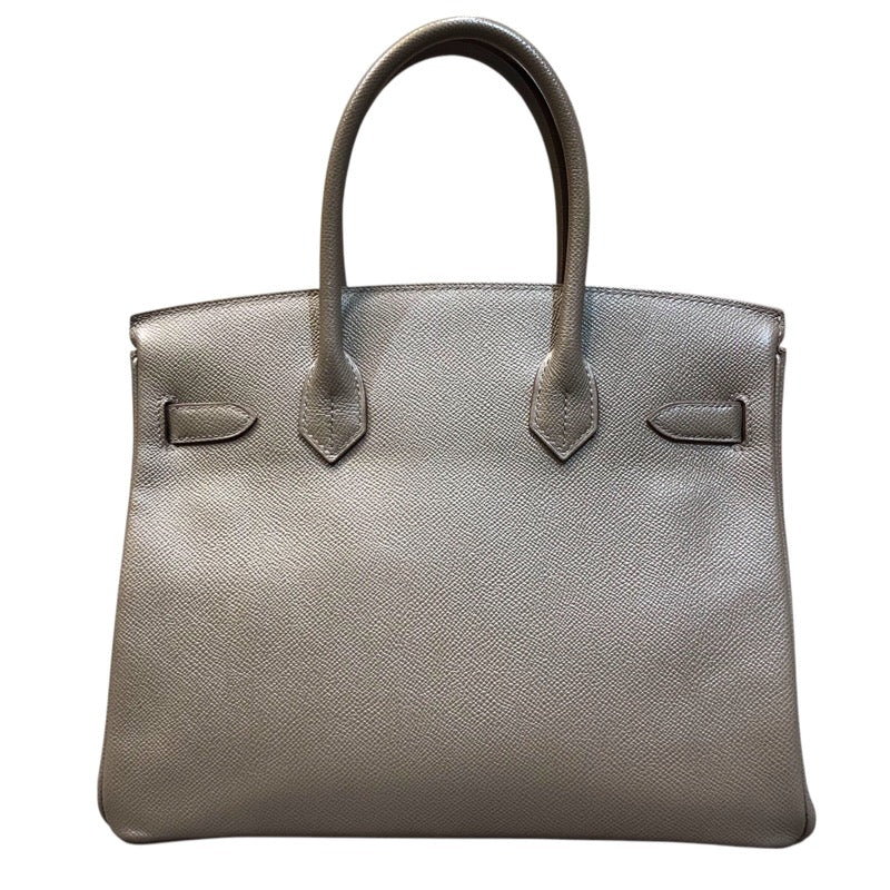 エルメス HERMES バーキン30 エプソン Z刻印 エトゥープ ゴールド金具 レディース ハンドバッグ
