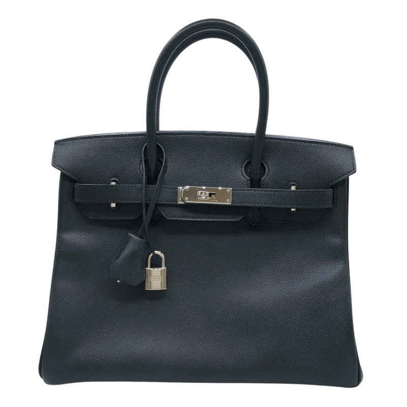 エルメス HERMES バーキン30 □I刻 ブラック　SV金具 エプソン レディース ハンドバッグ