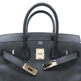 エルメス HERMES バーキン30 □I刻 ブラック　SV金具 エプソン レディース ハンドバッグ