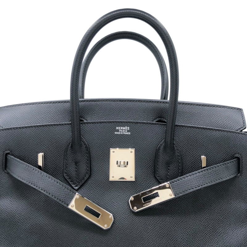 エルメス HERMES バーキン30 □I刻 ブラック　SV金具 エプソン レディース ハンドバッグ