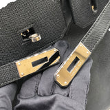 エルメス HERMES バーキン30 □I刻 ブラック　SV金具 エプソン レディース ハンドバッグ