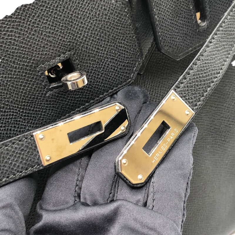 エルメス HERMES バーキン30 □I刻 ブラック　SV金具 エプソン レディース ハンドバッグ