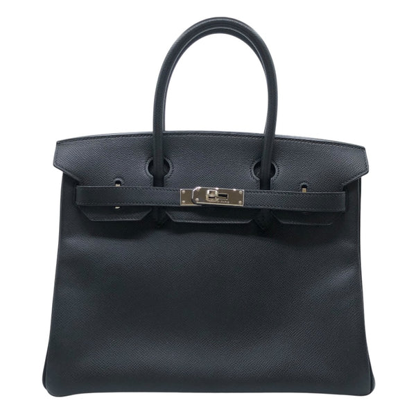 エルメス HERMES バーキン30 □I刻 ブラック　SV金具 エプソン レディース ハンドバッグ