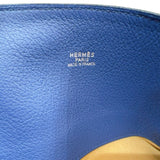エルメス HERMES ボリード45 □K刻印　(2007年製) ブルー　シルバー金具 トリヨンクレマンス メンズ ハンドバッグ