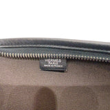エルメス HERMES ミセスヒッピー □I刻印　(2005年製) ブラウン/ブラック　シルバー金具 トワル レディース ショルダーバッグ