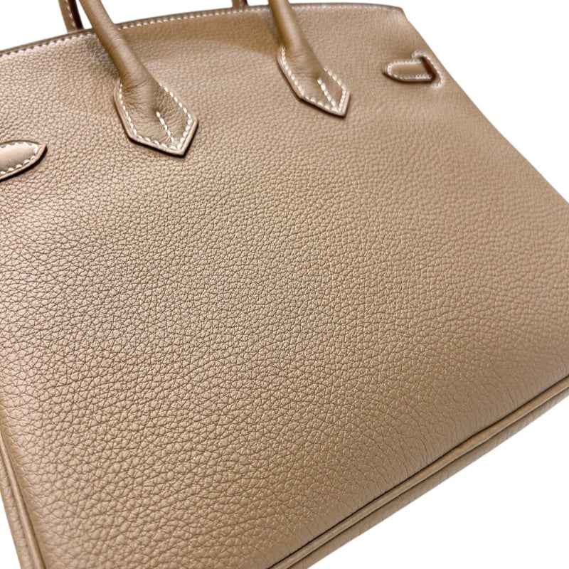 エルメス HERMES バーキン25 W刻印　(2024年製) エトゥープ　シルバー金具 トゴ レディース ハンドバッグ