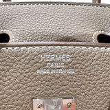 エルメス HERMES バーキン25 W刻印　(2024年製) エトゥープ　シルバー金具 トゴ レディース ハンドバッグ