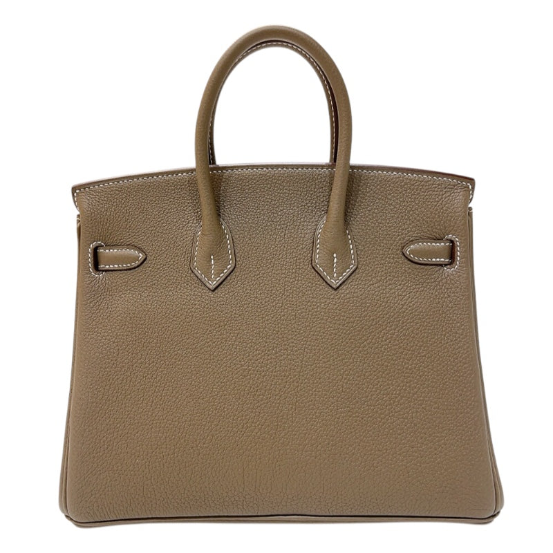 エルメス HERMES バーキン25 W刻印　(2024年製) エトゥープ　シルバー金具 トゴ レディース ハンドバッグ