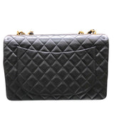 シャネル CHANEL デカマトラッセ34 A01094 ブラック　ゴールド金具 ラムスキン レディース ショルダーバッグ